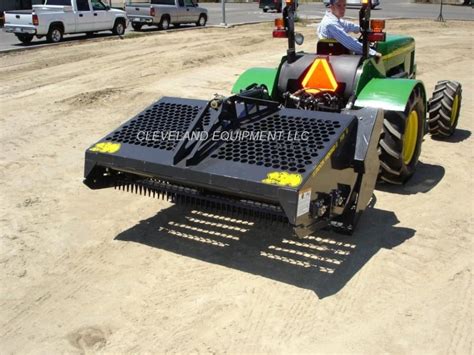 rockhound skid steer landscape rake